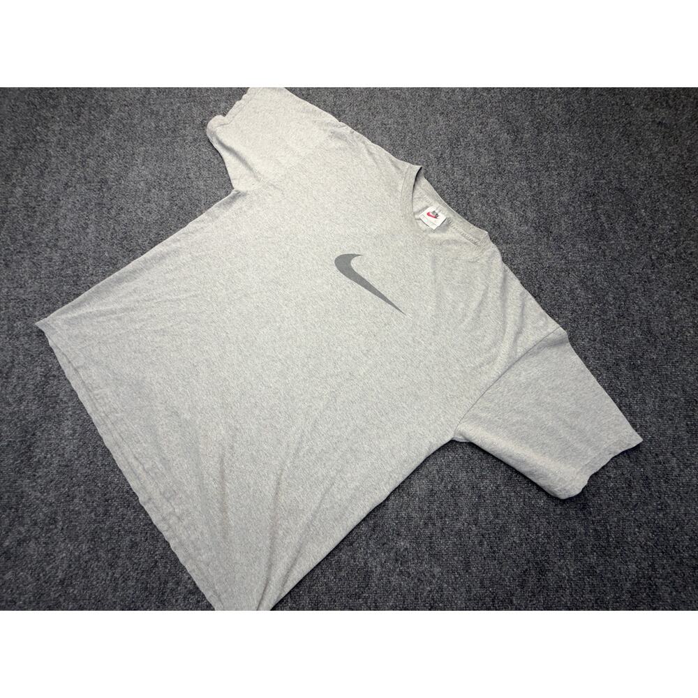 Vintage Nike Swoosh Sweatshirt USA Made Gray XL